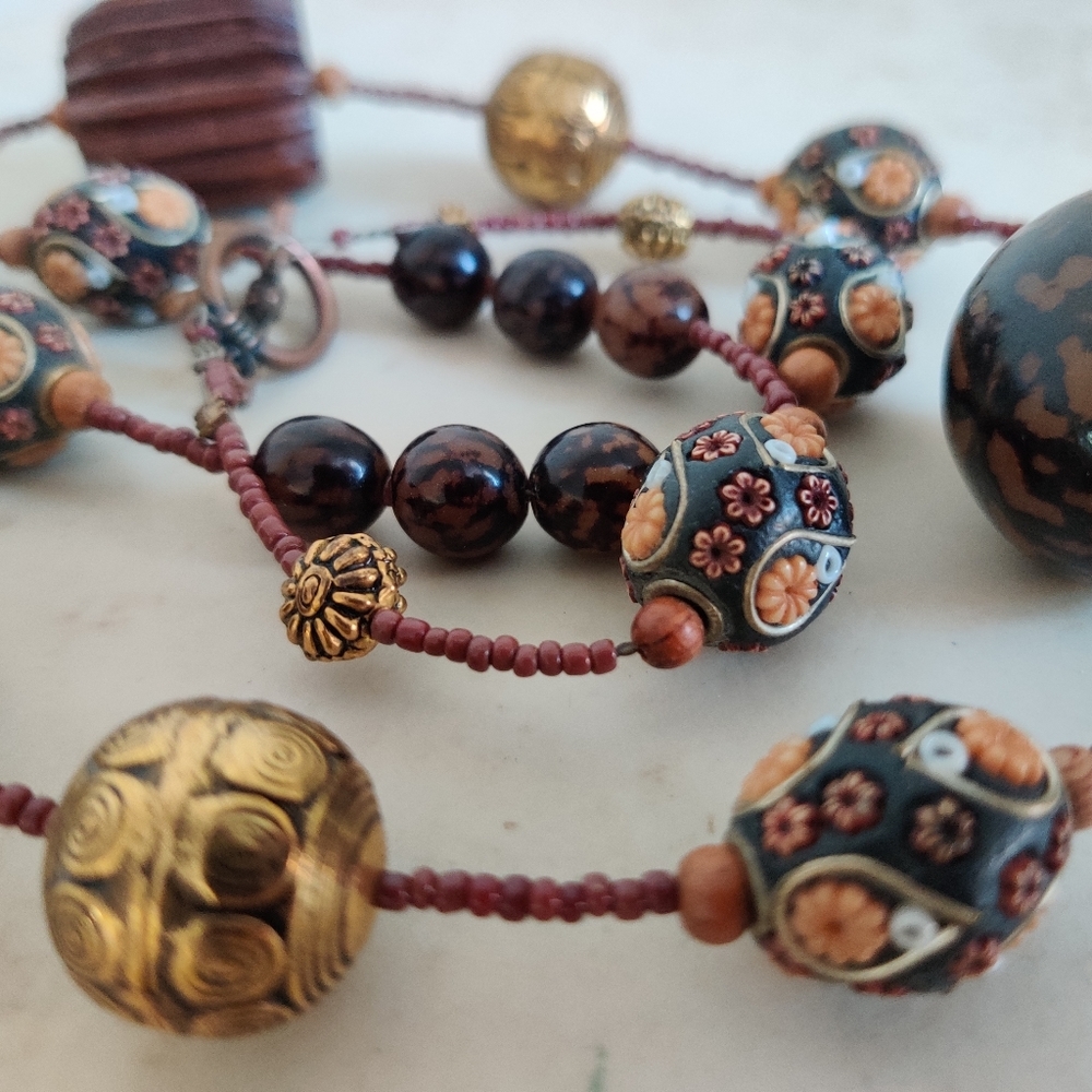 Vintage Artisan Handmade Bohemian Necklace